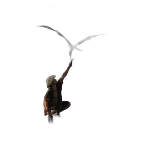 dragon, animal, creature, staff transparent PNG cut-out