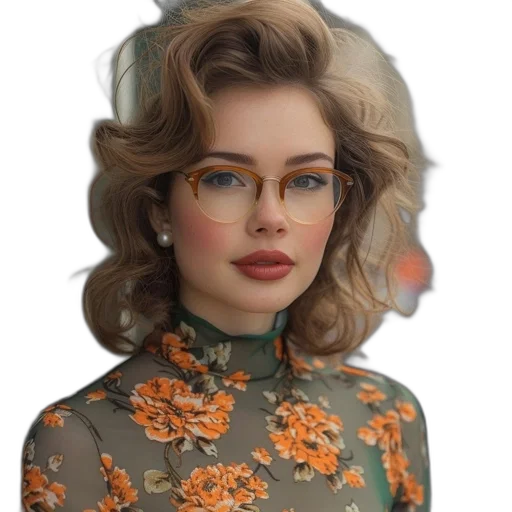 dress, face, jewelry, hair transparent PNG cut-out