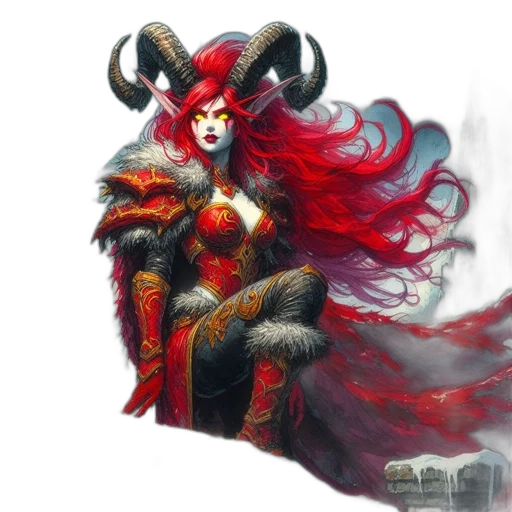 fantasy art, concept art, pixel art, comic book art transparent PNG cut-out