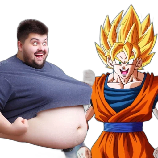 concept art, anime, cartoon, man transparent PNG cut-out