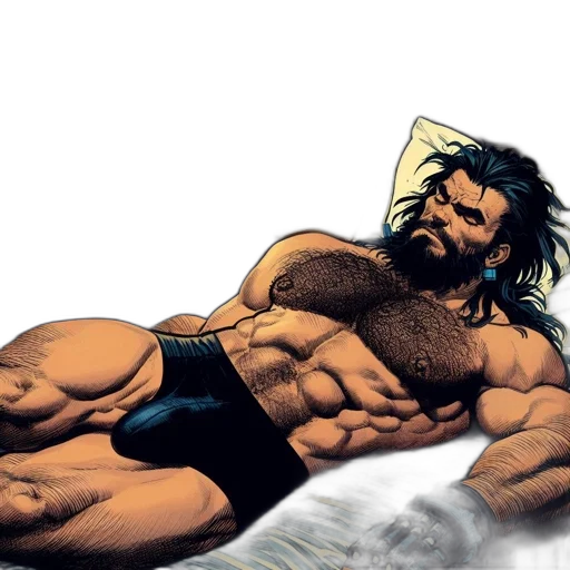 comic book art, concept art, fantasy art, inside transparent PNG cut-out