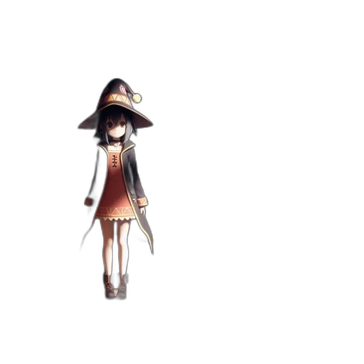 hat, dress, staff, umbrella transparent PNG cut-out