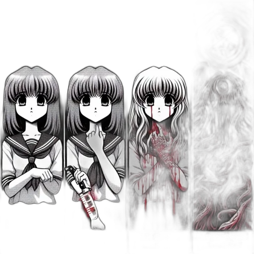 hair, staff, anime, concept art transparent PNG cut-out