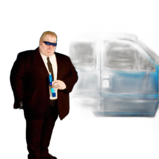 car, robot, staff, jacket transparent PNG cut-out