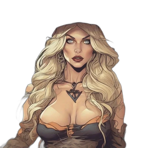 dress, face, fantasy art, concept art transparent PNG cut-out