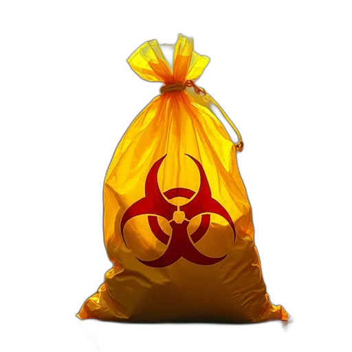 jacket, biohazard, bag, yellow transparent PNG cut-out