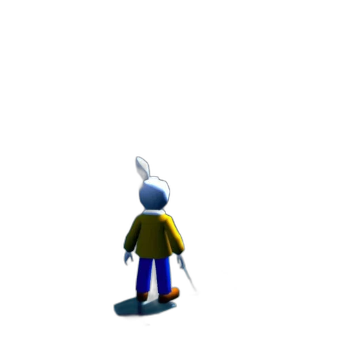 staff, robot, hat, jacket transparent PNG cut-out