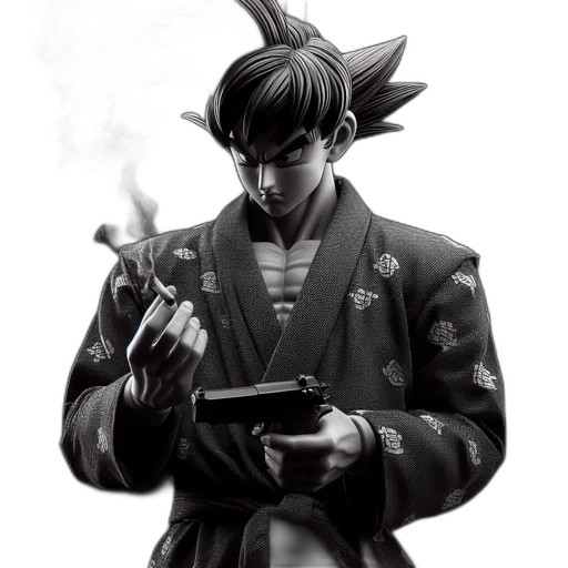 staff, jacket, weapon, dragon transparent PNG cut-out