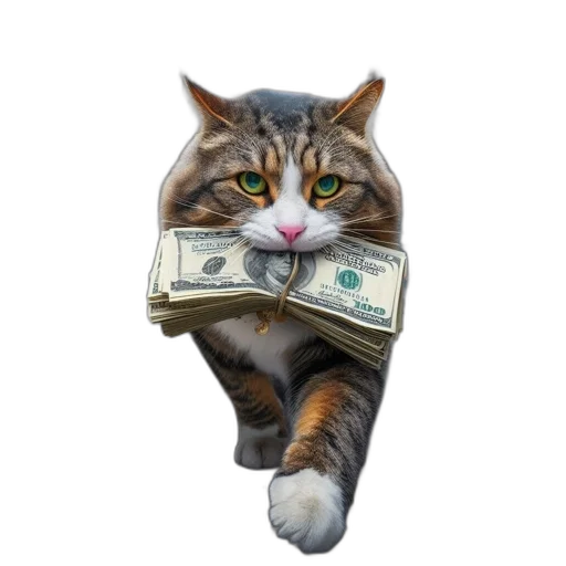 animal, photorealistic, concept art, cat transparent PNG cut-out