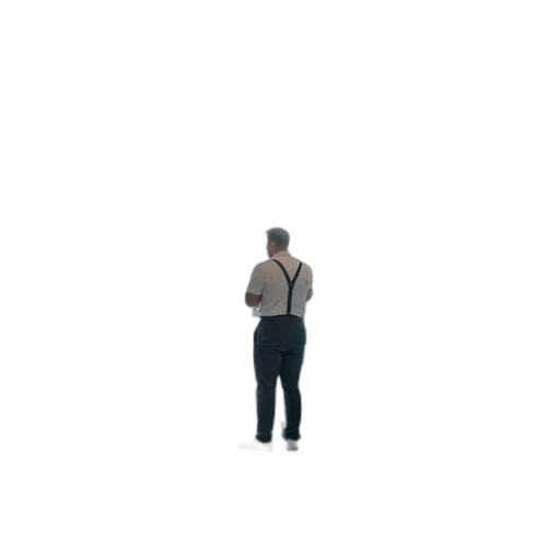 staff, jacket, hat, umbrella transparent PNG cut-out