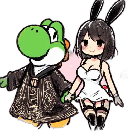 dress, jacket, dragon, weapon transparent PNG cut-out