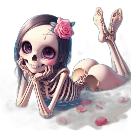 dress, jewelry, flower, mask transparent PNG cut-out