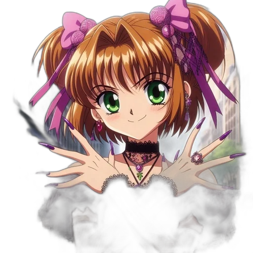 staff, weapon, creature, face transparent PNG cut-out