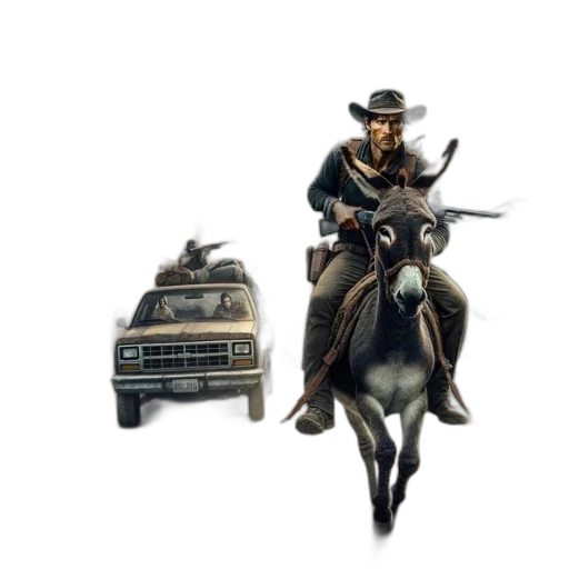 car, hat, weapon, concept art transparent PNG cut-out