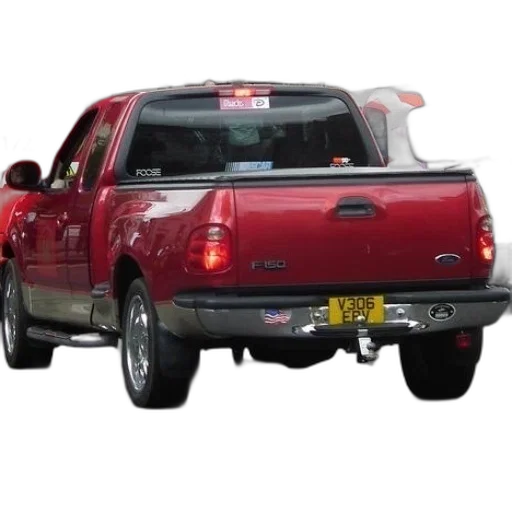 car, 3d render, red, ford transparent PNG cut-out