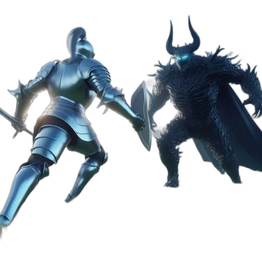 sword, concept art, 3d render, fantasy art transparent PNG cut-out