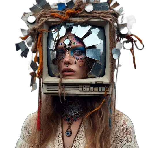 mask, face, robot, hat transparent PNG cut-out