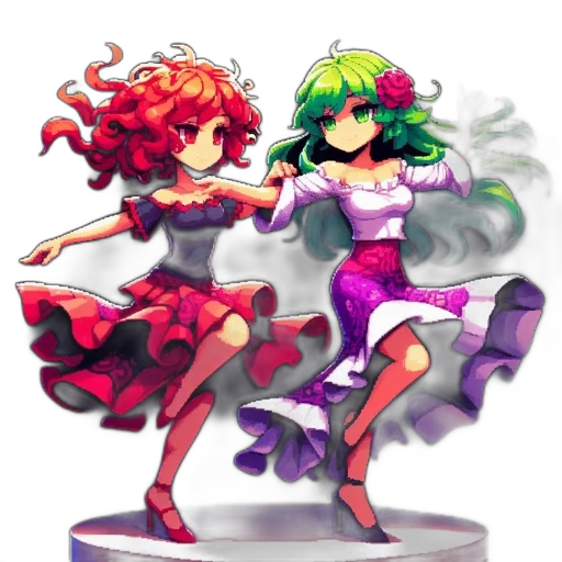 pixel art, concept art, fantasy art, anime transparent PNG cut-out