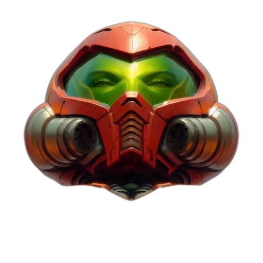 mask, face, robot, creature transparent PNG cut-out