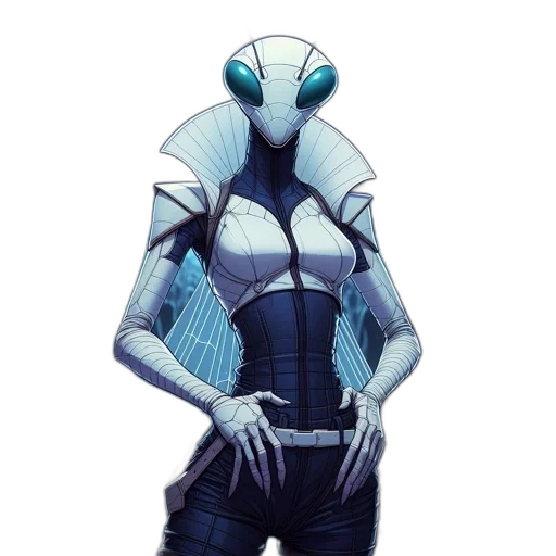 robot, mask, jacket, concept art transparent PNG cut-out