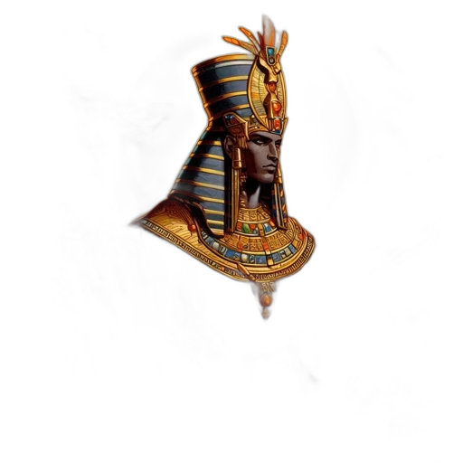 mask, crown, jewelry, staff transparent PNG cut-out