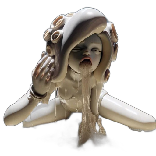 mask, robot, creature, jacket transparent PNG cut-out