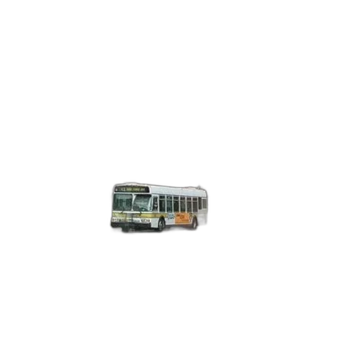 pixel art, bus, driving, down transparent PNG cut-out