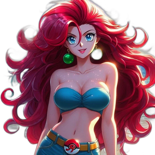 jewelry, comic book art, fantasy art, anime transparent PNG cut-out
