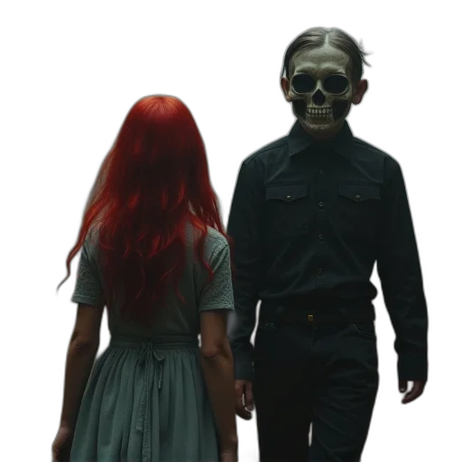 mask, creature, dress, concept art transparent PNG cut-out