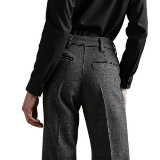 jacket, staff, dark, monochrome transparent PNG cut-out