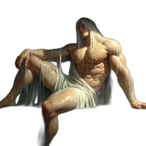 creature, sword, furniture, hair transparent PNG cut-out