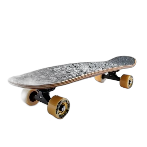 weapon, photorealistic, 3d render, skateboard transparent PNG cut-out