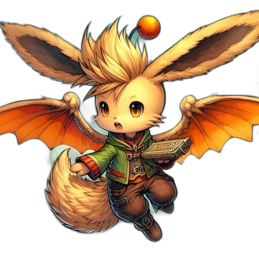 dragon, staff, animal, creature transparent PNG cut-out