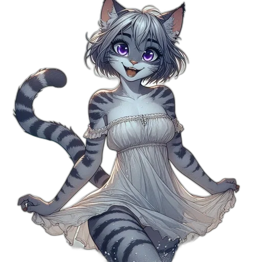 dress, staff, creature, animal transparent PNG cut-out