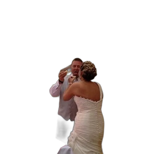dress, staff, bride, groom transparent PNG cut-out
