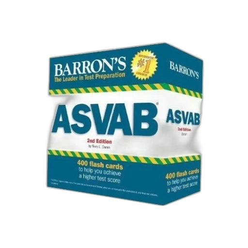 barron, asvab, flash, cards transparent PNG cut-out