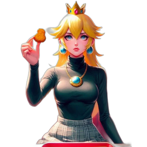 crown, dress, jewelry, staff transparent PNG cut-out