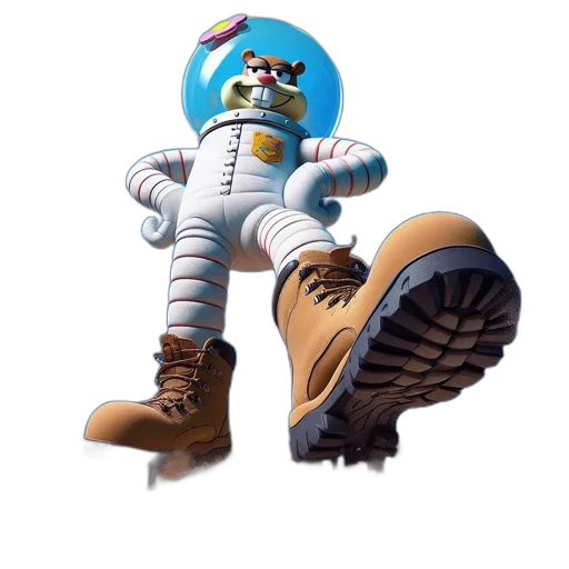 robot, shoes, creature, 3d render transparent PNG cut-out