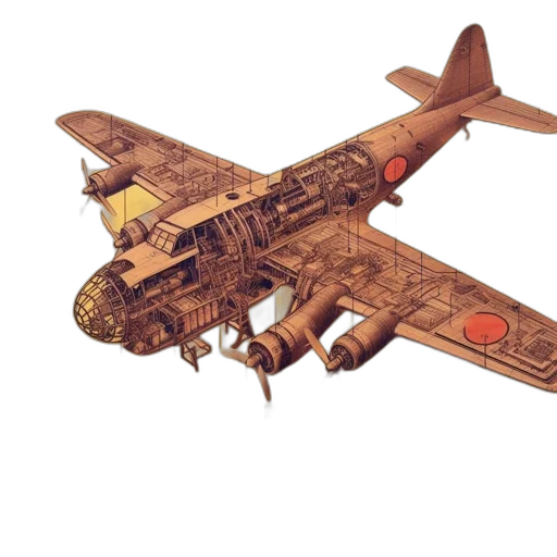weapon, animal, concept art, 3d render transparent PNG cut-out