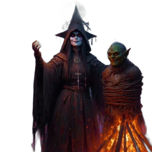 staff, concept art, fantasy art, fire transparent PNG cut-out