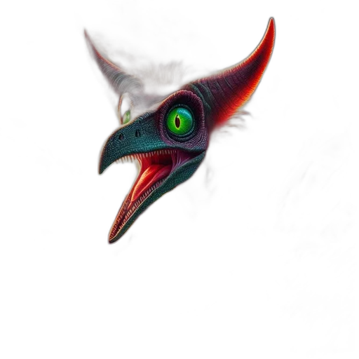 dragon, creature, animal, face transparent PNG cut-out