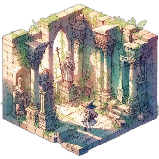building, sword, weapon, crown transparent PNG cut-out