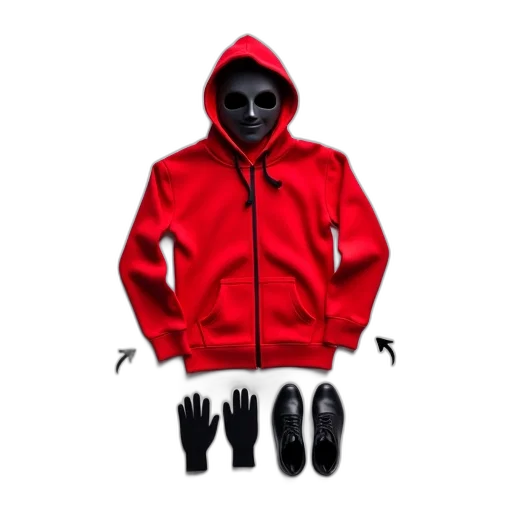 jacket, mask, creature, concept art transparent PNG cut-out