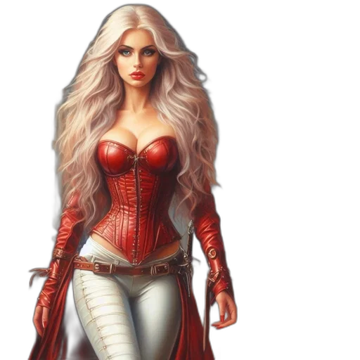 fantasy art, concept art, comic book art, photorealistic transparent PNG cut-out