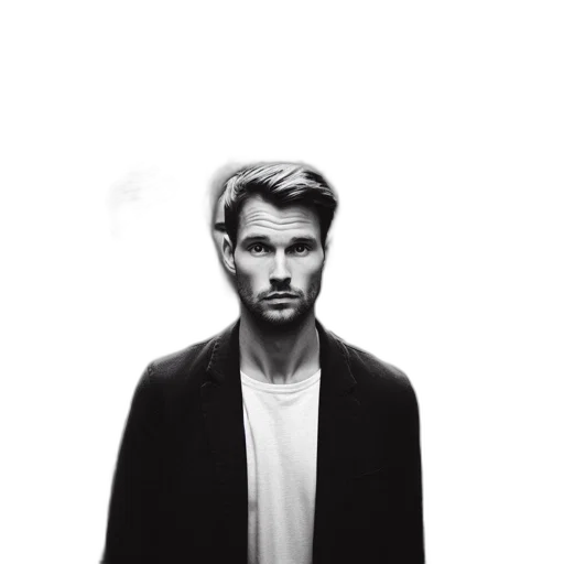 jacket, face, hair, animal transparent PNG cut-out