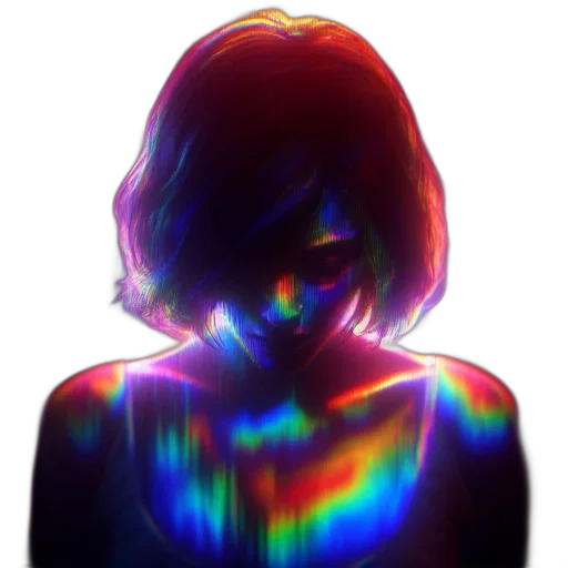 face, hair, mask, jacket transparent PNG cut-out