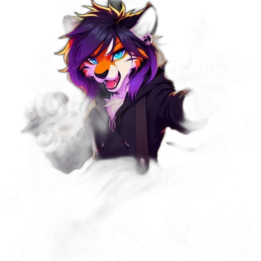 mask, dragon, creature, staff transparent PNG cut-out