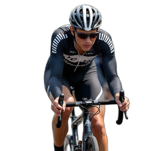 professional, cyclist, rides, race transparent PNG cut-out