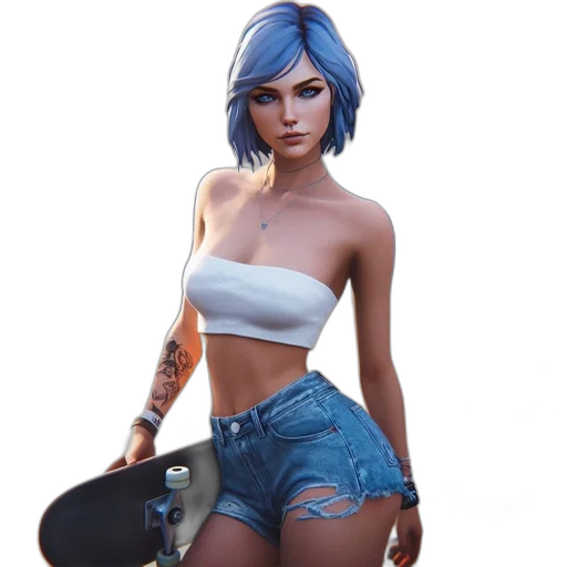concept art, fantasy art, photorealistic, 3d render transparent PNG cut-out