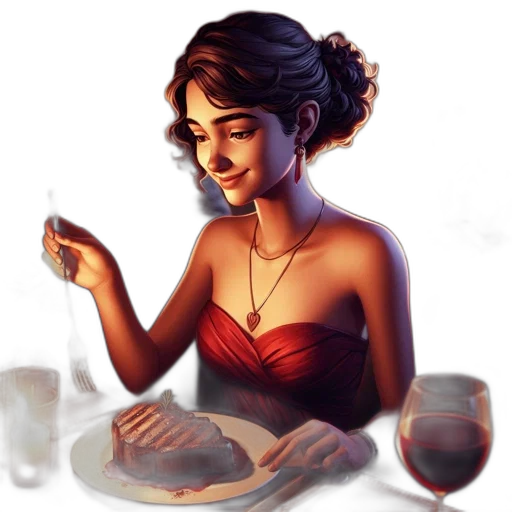 jewelry, food, dress, concept art transparent PNG cut-out